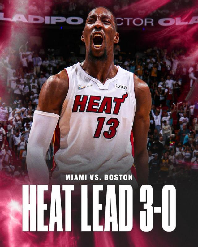 V站体育赛事-错过横扫一脸轻松？热火应该明白3比0不等于稳了