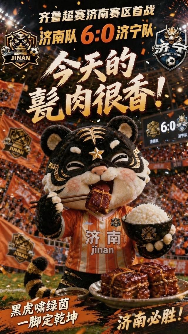 V站体育官方资讯-文体旅融合点亮首秀，齐鲁超赛济南队6球大胜济宁队